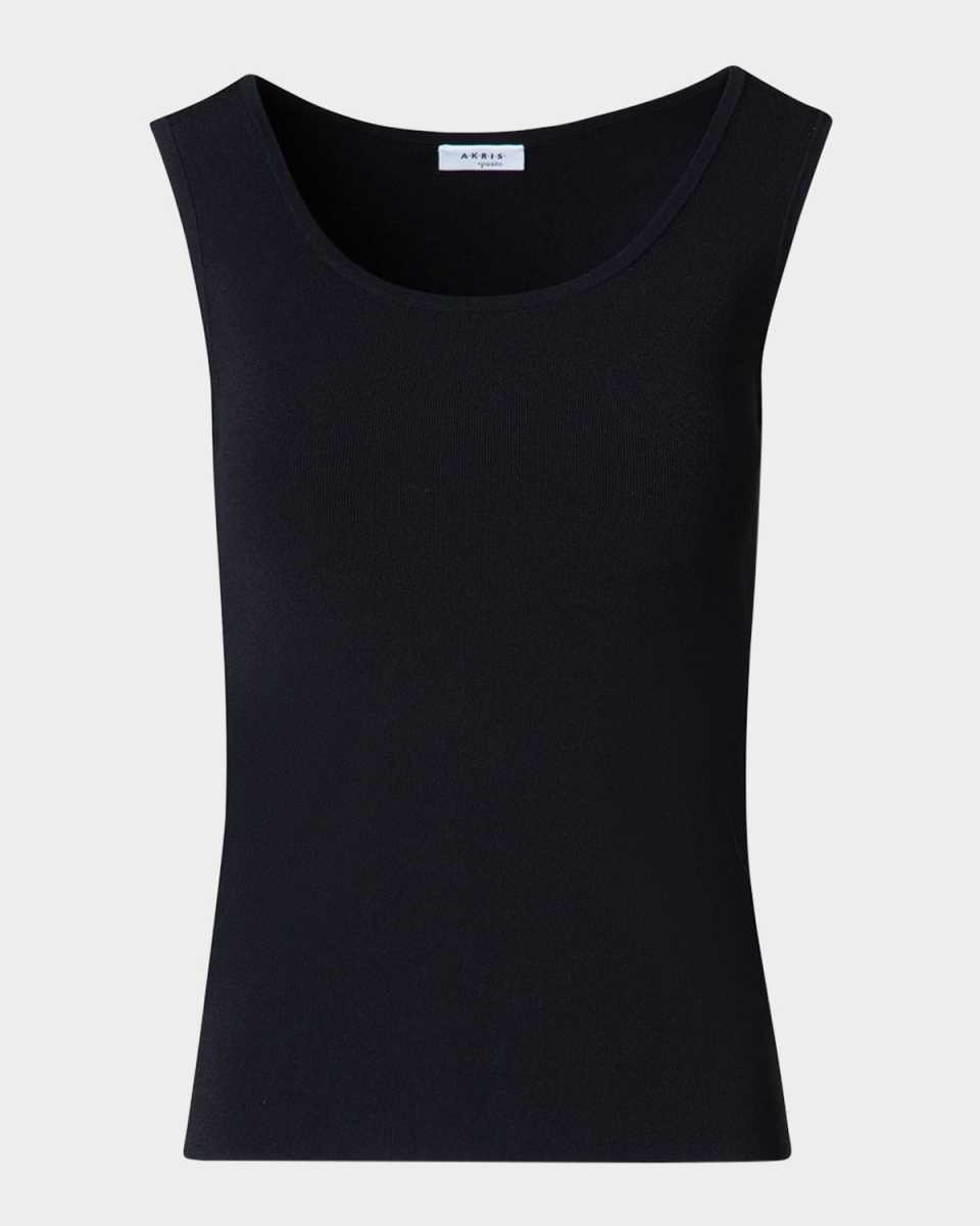 Knit Viscose-Blend Top